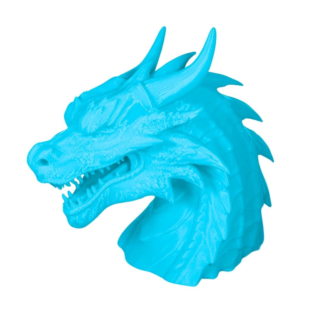 Dragon Head Headphone Stand - 3D Printed in Various Colors for Gaming and Fantasy Enthusiasts