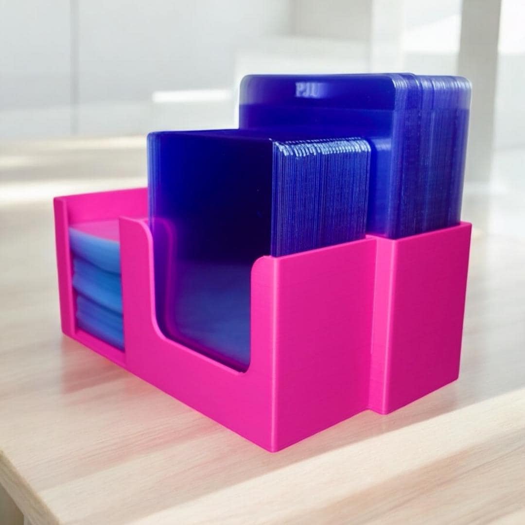 TCG Card Organiser - Organiser for Toploaders, Penny Sleeves & Semi-Rigid Holders