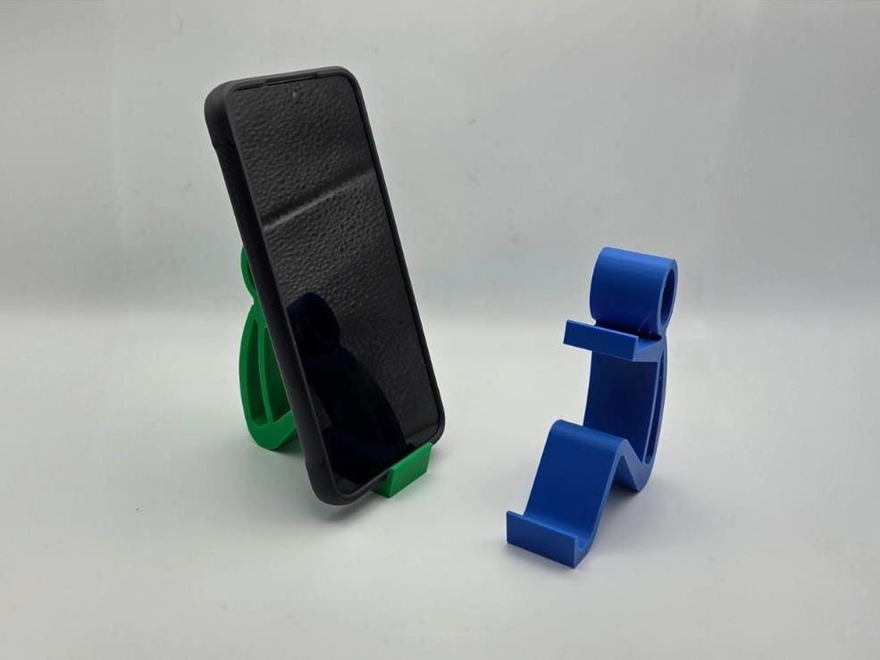 Stick man phone holder - Stocking stuffer christmas gift