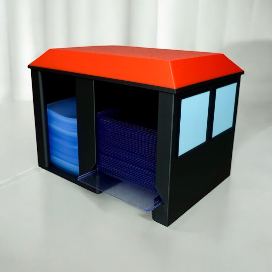 Trading Card Sleeve & Toploader Dispenser: Card Collector Organizer