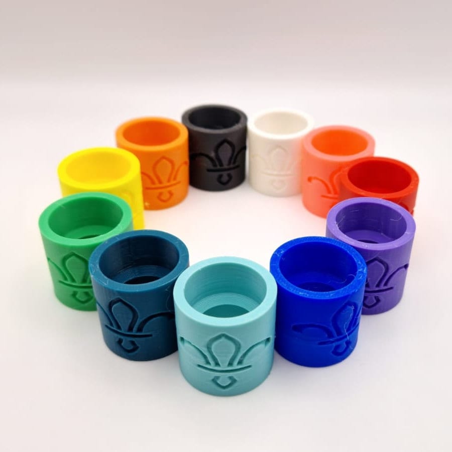 Scout Woggle 10 Pack – 3D Printed from Biodegradable Plastic