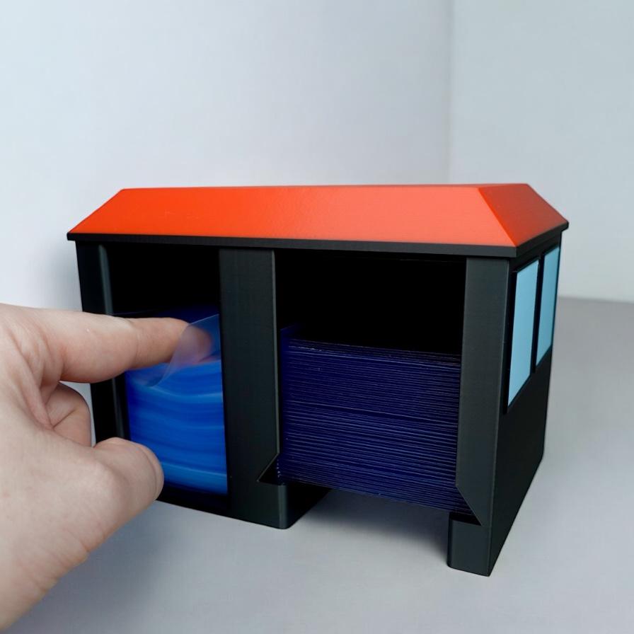 Trading Card Sleeve & Toploader Dispenser: Card Collector Organizer