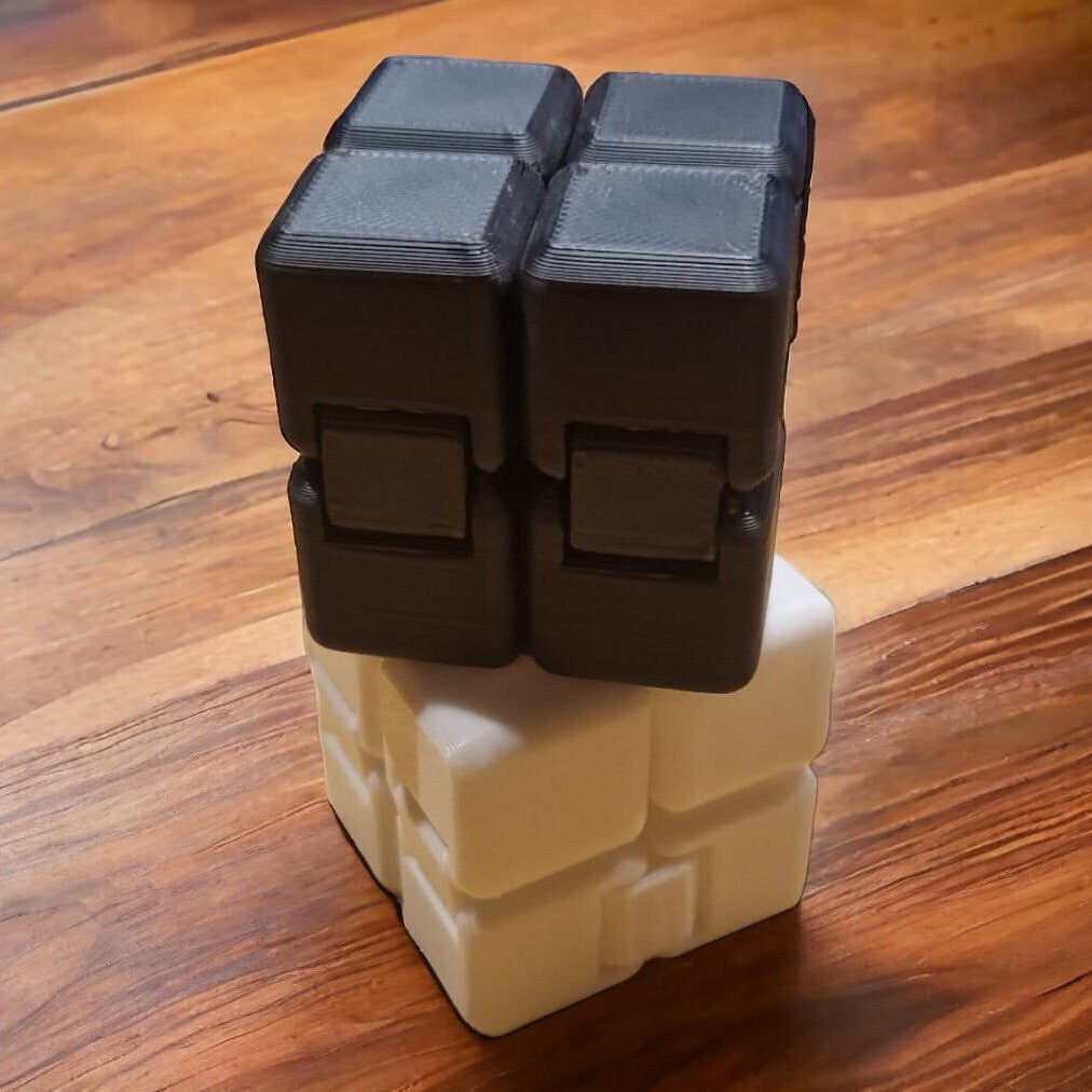 Infinity Fidget Cube – 3D Printed Stress Relief Sensory Toy