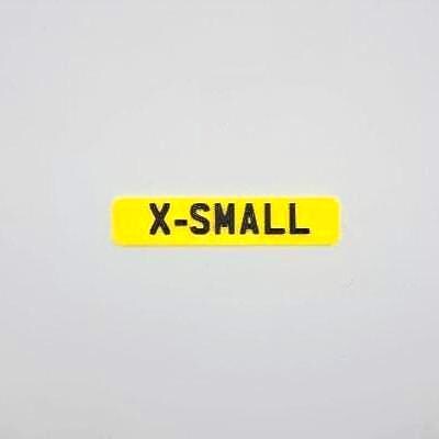 Personalised Mini License Plate: 3D Font Novelty Gift - UK Style