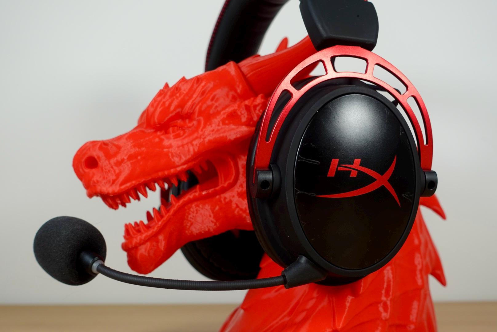 Dragon Head Headphone Stand - 3D Printed in Various Colors for Gaming and Fantasy Enthusiasts
