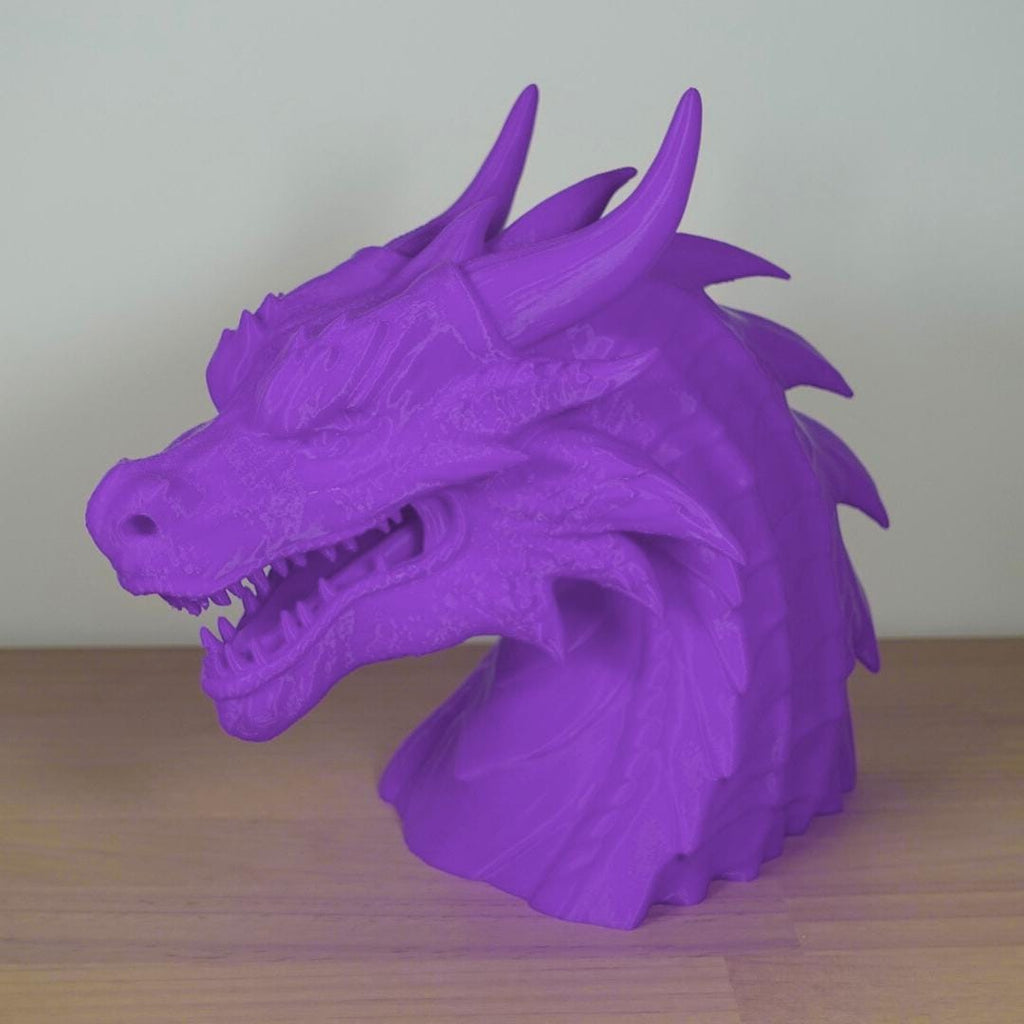 Dragon Head Headphone Stand - 3D Printed in Various Colors for Gaming and Fantasy Enthusiasts