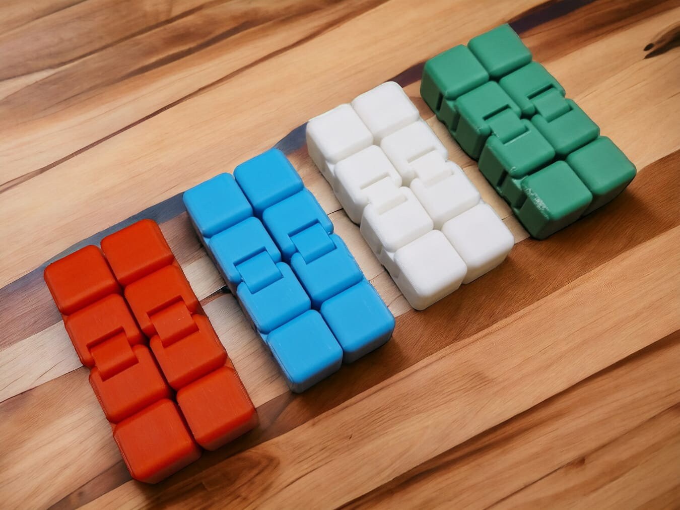 Infinity Fidget Cube – 3D Printed Stress Relief Sensory Toy