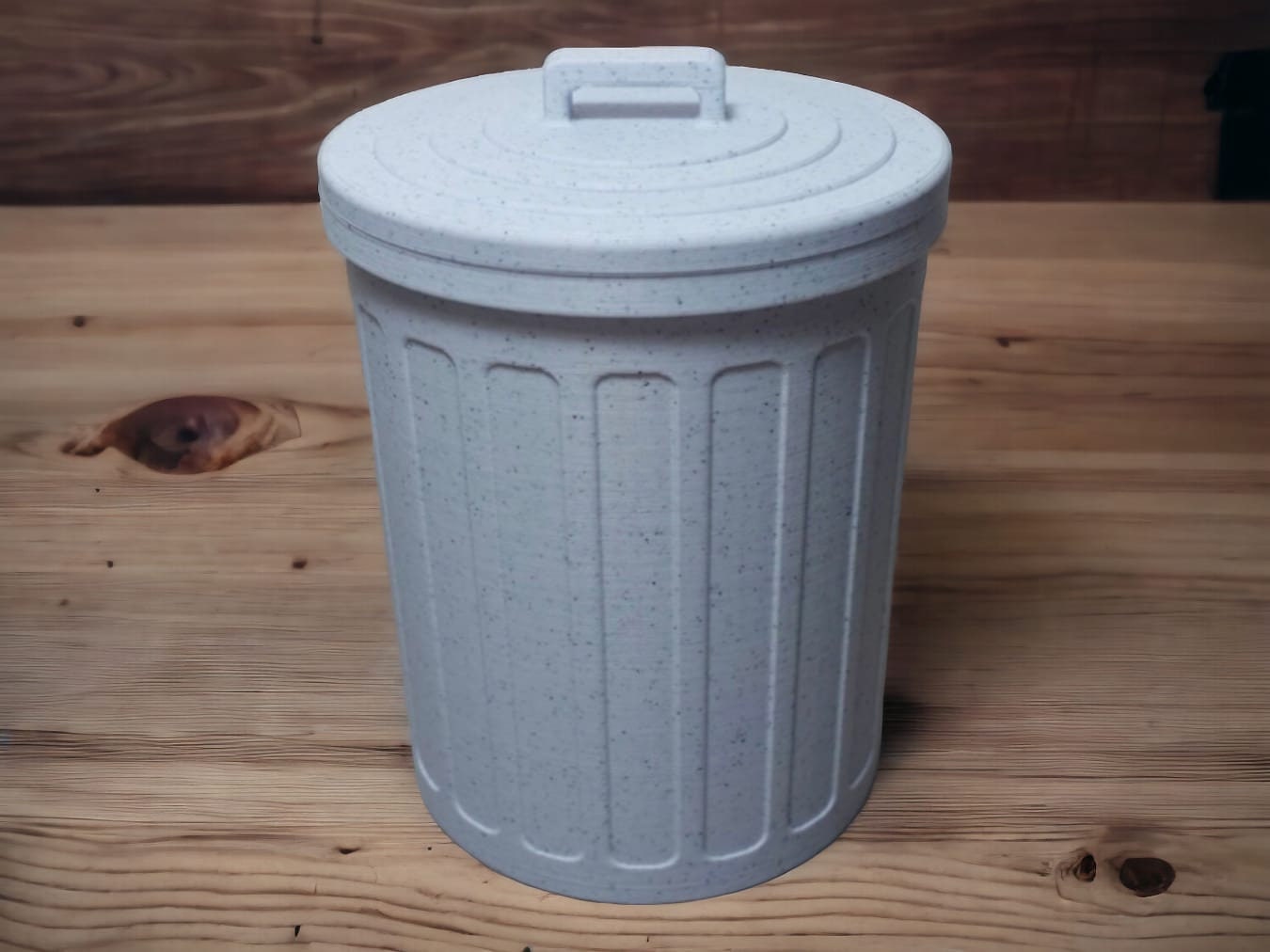 Mini Trashcan 3d printed Desk Organiser Bin customisable colours available