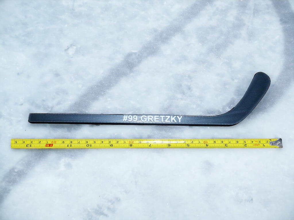 Personalized Mini Ice Hockey Stick 3D Printed with Custom Name & Number