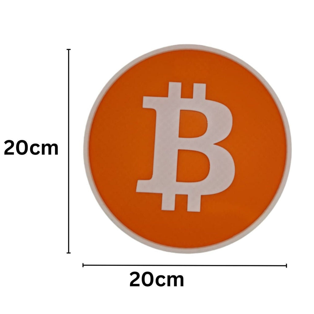 3D Printed Bitcoin Wall Decor: Crypto Art for Modern Home