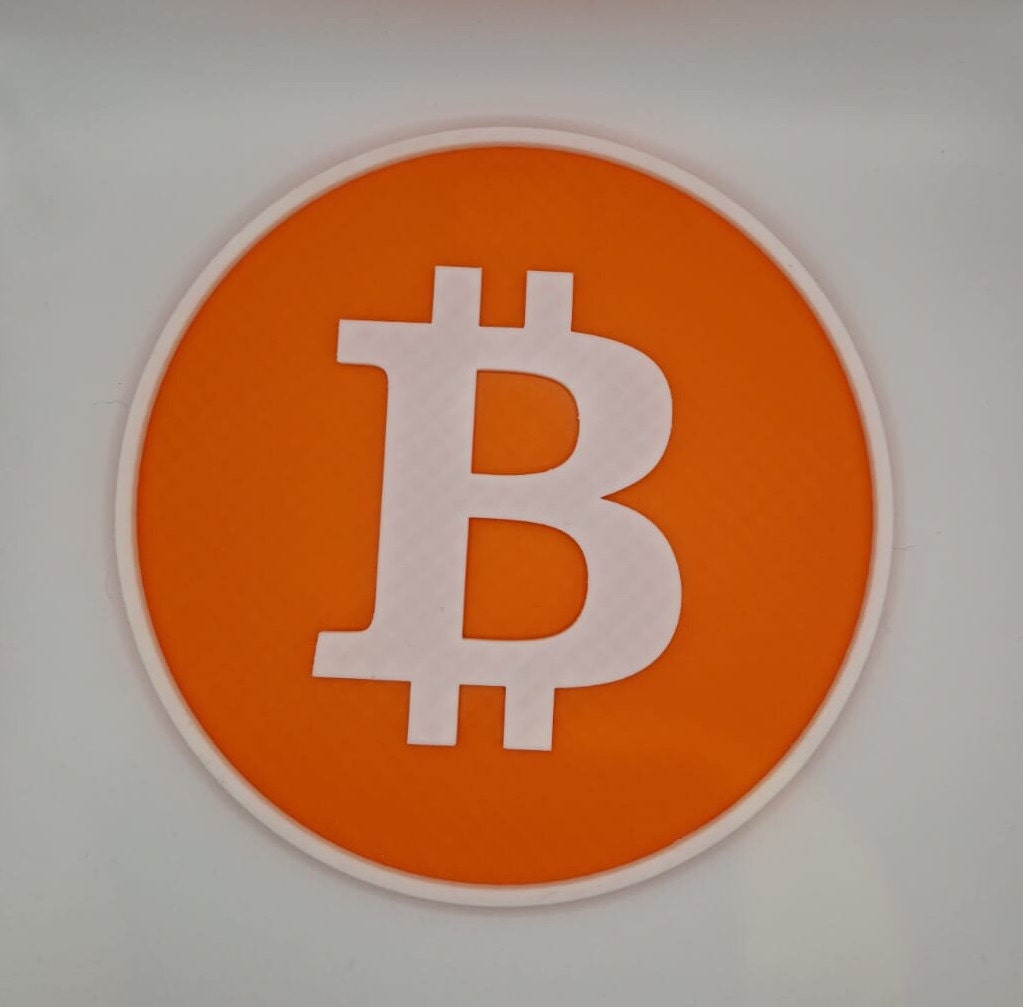 3D Printed Bitcoin Wall Decor: Crypto Art for Modern Home