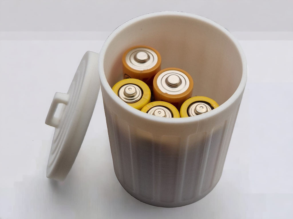 Mini Trashcan 3d printed Desk Organiser Bin customisable colours available