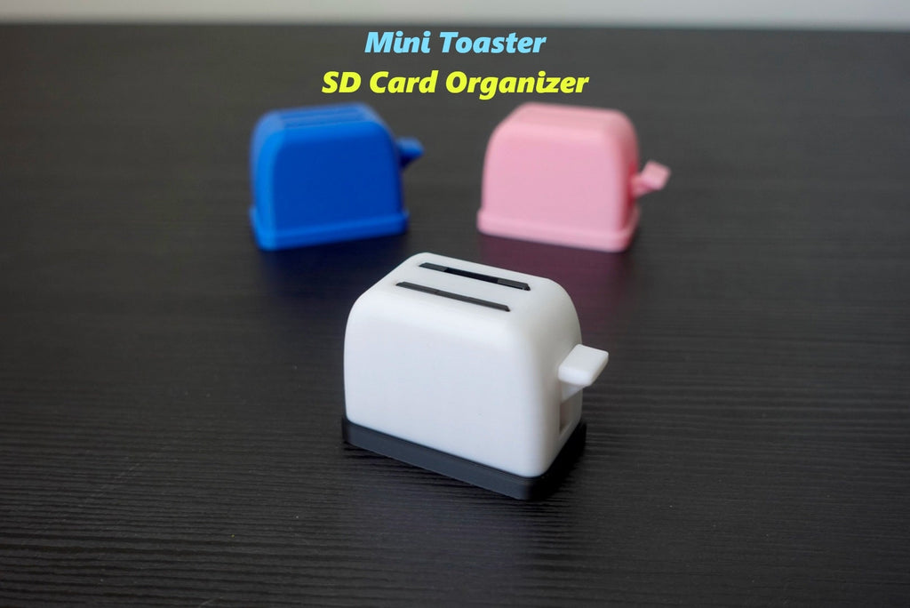 Nintendo Switch/ SD Card Mini Toaster Holder - 3D Printed Game Stand for Gamers