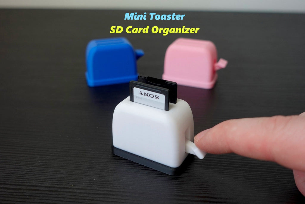 Nintendo Switch/ SD Card Mini Toaster Holder - 3D Printed Game Stand for Gamers