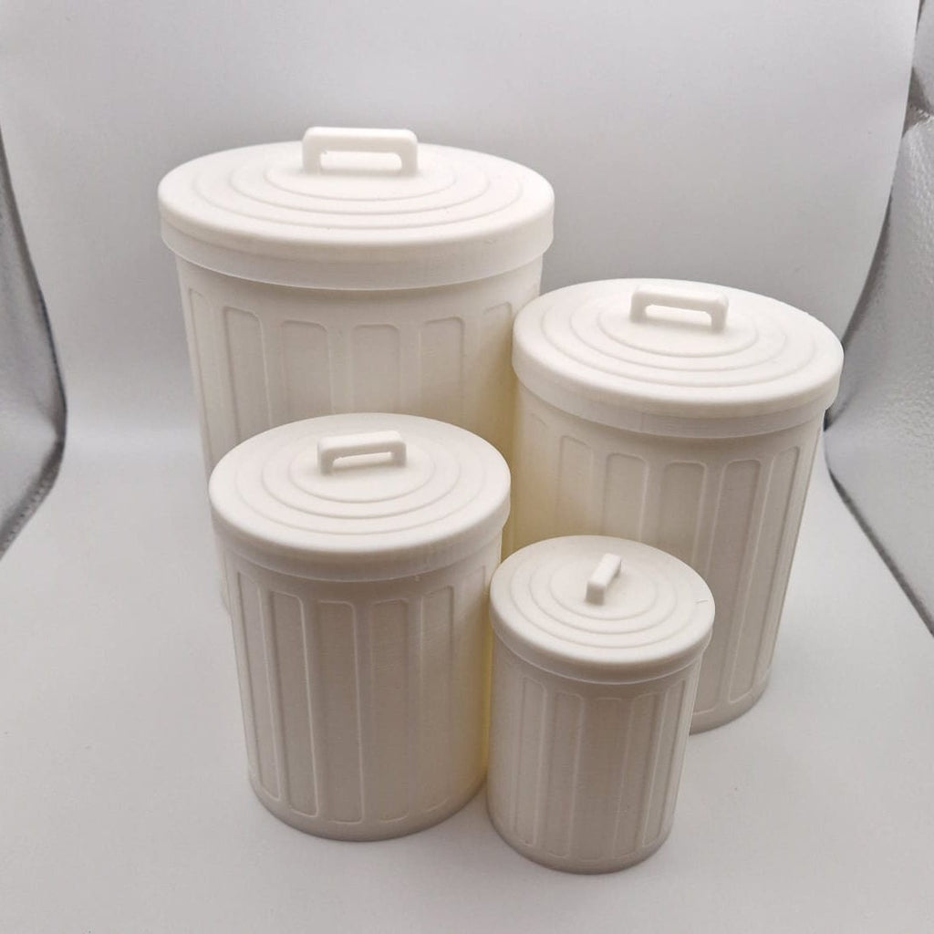 Mini Trashcan 3d printed Desk Organiser Bin customisable colours available
