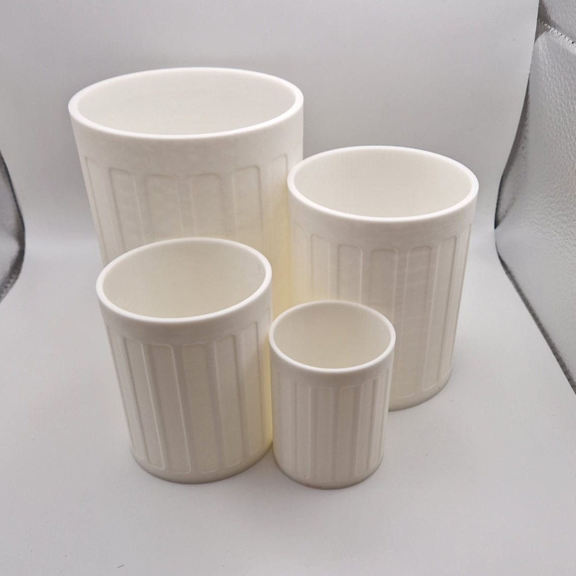 Mini Trashcan 3d printed Desk Organiser Bin customisable colours available