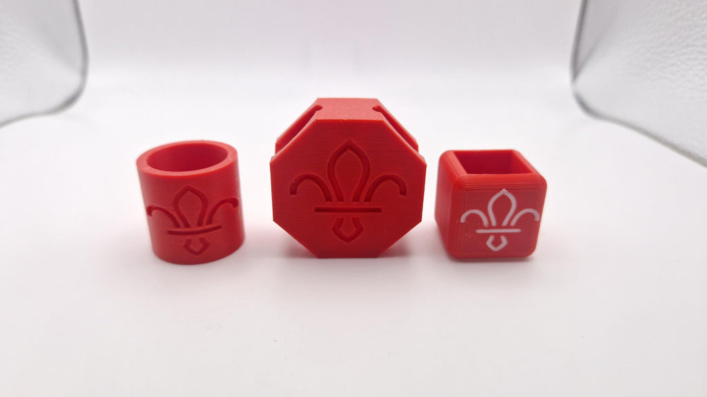 3D printed Oval Scout Woggle - made from biodegradable Plastic - 10+ colours available