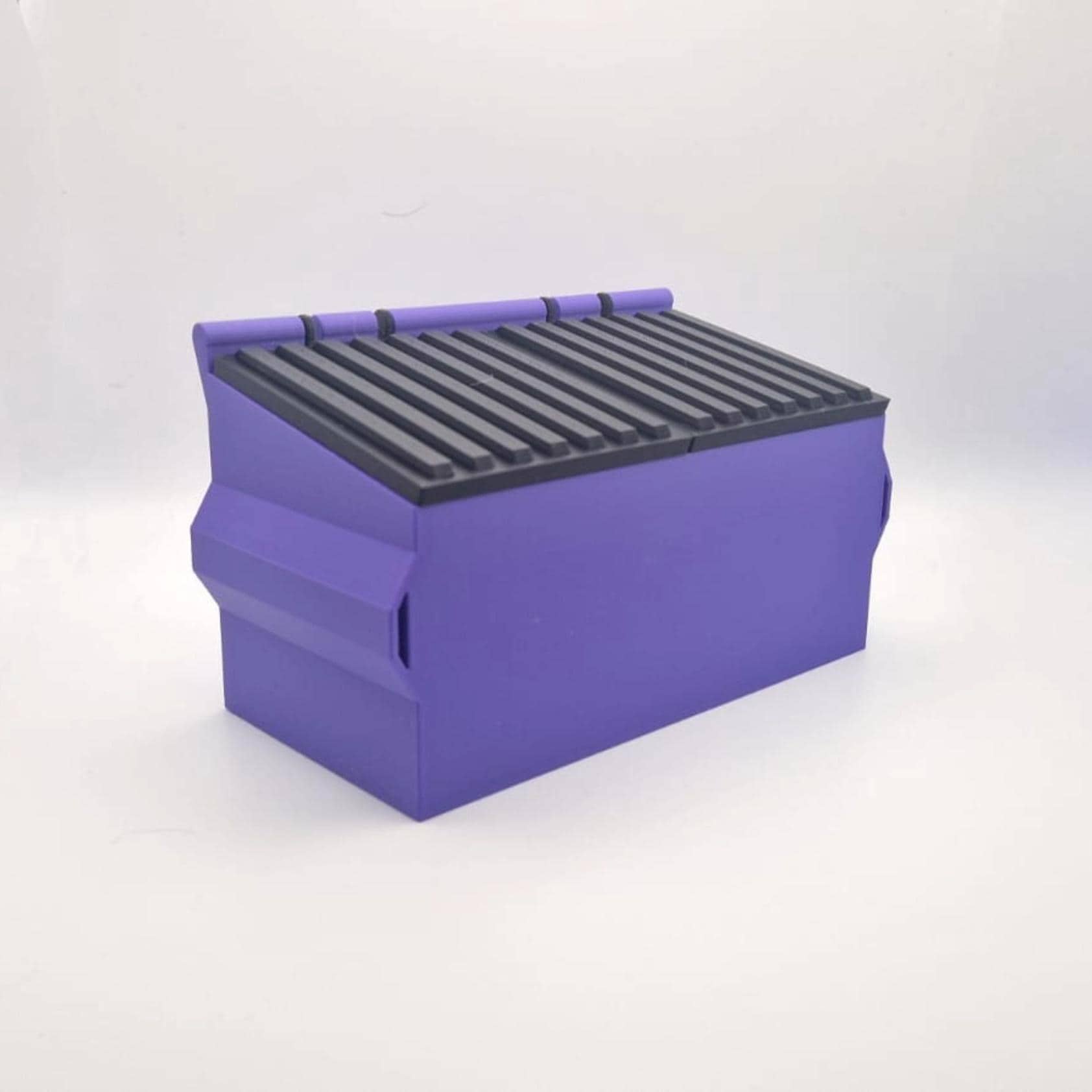 Mini Desktop Dumpster Organiser - Fun 3D Printed Trashcan for Office Desk Decor