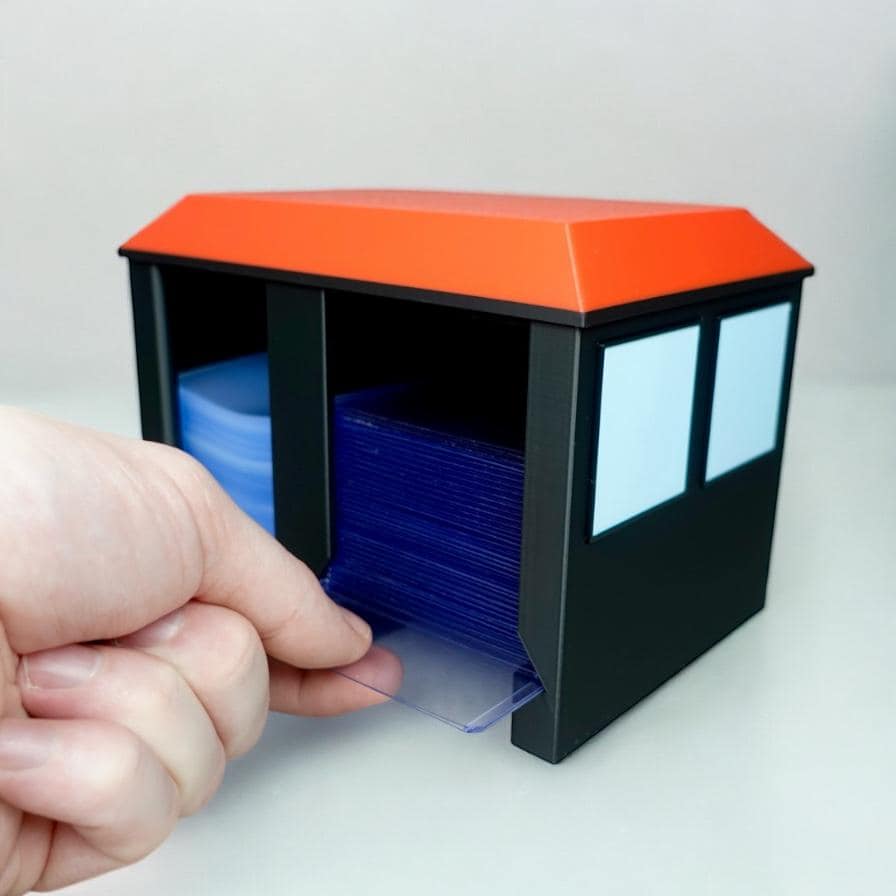 Trading Card Sleeve & Toploader Dispenser: Card Collector Organizer
