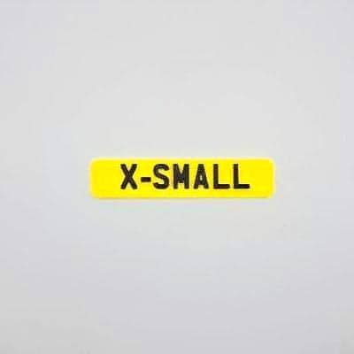 Personalised Mini License Plate – Custom UK Style, Larger Size Options Available