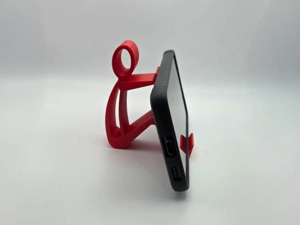 Stick man phone holder - Stocking stuffer christmas gift