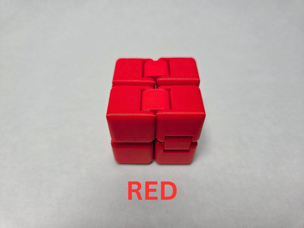 Infinity Fidget Cube - Stress Relief 3D Printed Sensory Toy for Kids and Adults