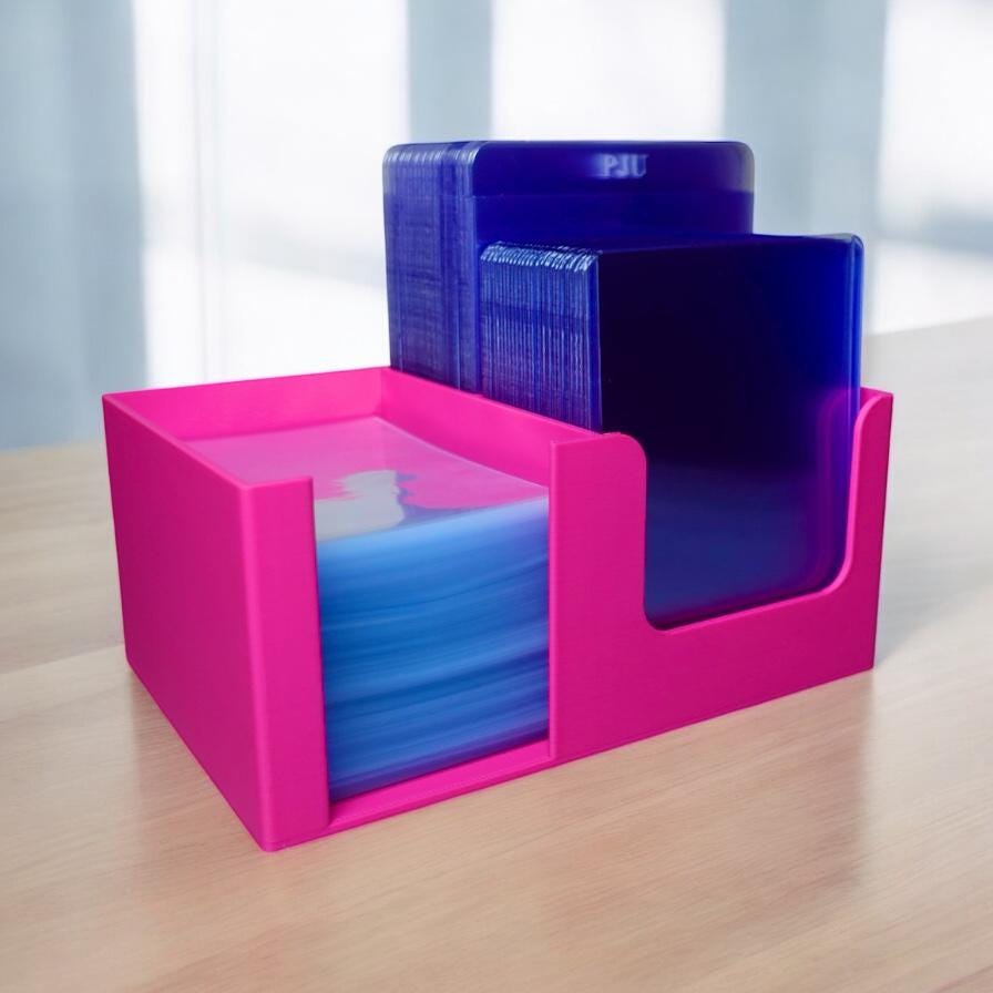 TCG Card Organiser - Organiser for Toploaders, Penny Sleeves & Semi-Rigid Holders