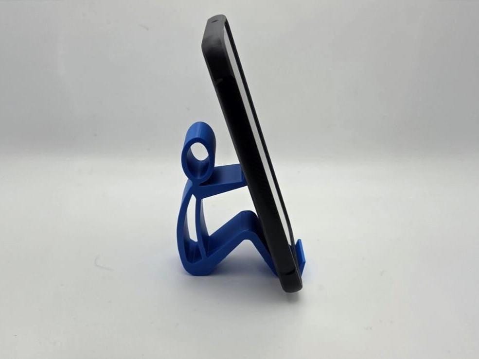 Stick man phone holder - Stocking stuffer christmas gift
