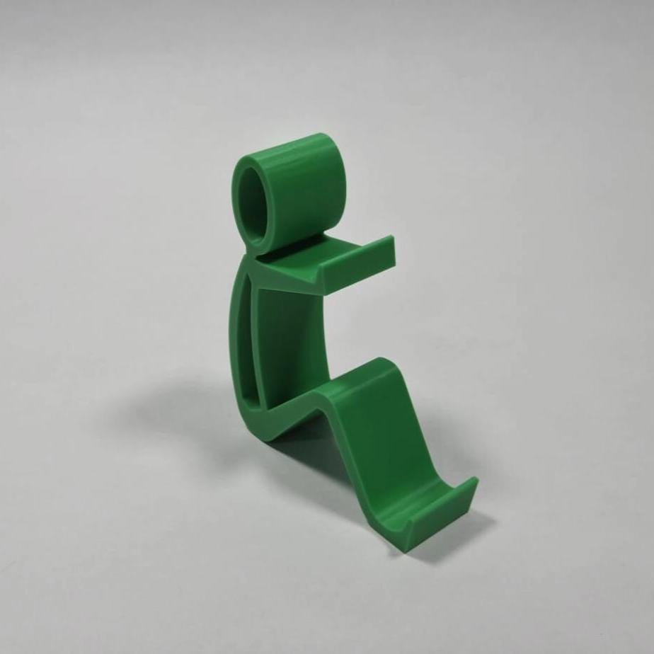Stick man phone holder - Stocking stuffer christmas gift